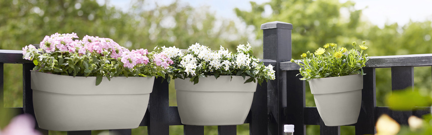 Bacs à plantes Blancs